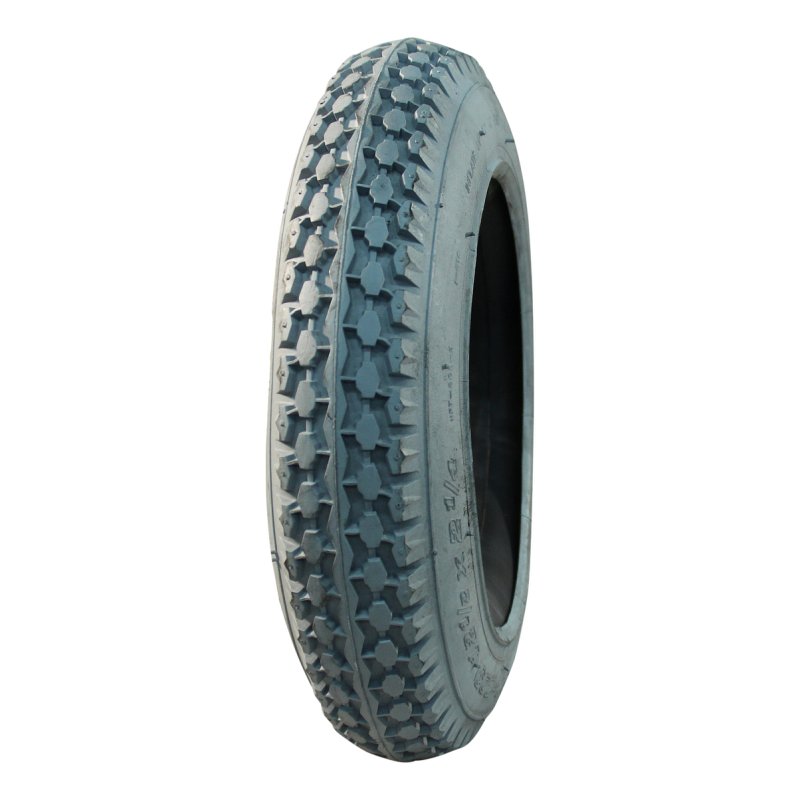 pneu + roue 12 1/2 x 2 1/4 (2.25-8) 1.25x8 (12 1/5x 12 1/4) ET0 Ø30 métal HF-803 Rouge