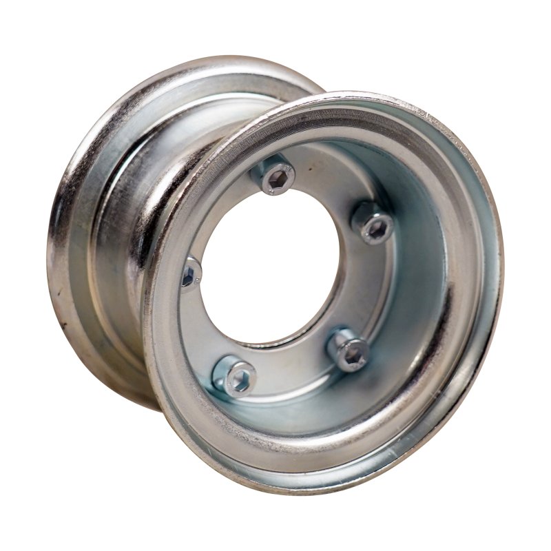 pneu + roue 4.00-4 2.50C-4 + plaque de renforcement ET0 roulement à billes Ø20 NL75mm métal C-248 gris