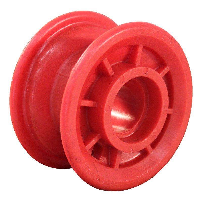 pneu + roue 4.00-4 2.10x4 ET0 NL75mm plastique V-6605 Rouge