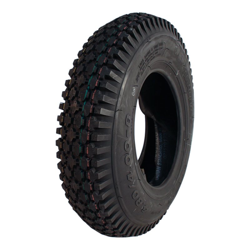pneu + roue 4.80/4.00-8 3.00D-8 ET0 94/140/5 métal S-2202 gris argent