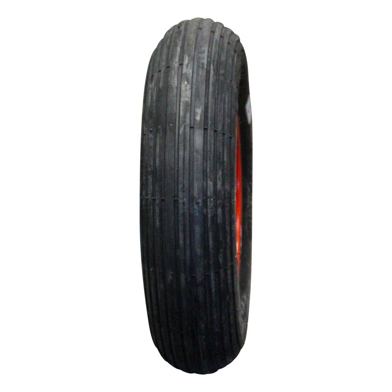 pneu + roue 4.80/4.00-8 2.50Ax8 ET0 NL75mm plastique S-2301 Rouge