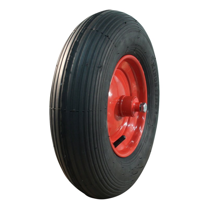 pneu + roue 4.80/4.00-8 2.50Ax8 ET0 NL96mm métal V-5501A Rouge 150mm