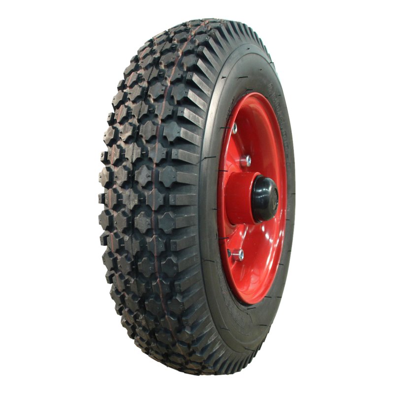 pneu + roue 4.80/4.00-8 3.00D-8 ET0 NL88mm métal V-6602 Rouge