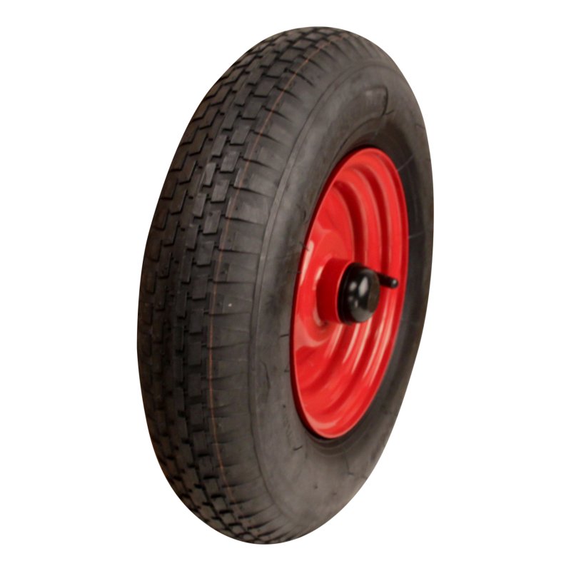 pneu + roue 4.80/4.00-8 2.50x8H2 ET-8 NL88mm métal V-6635 Rouge