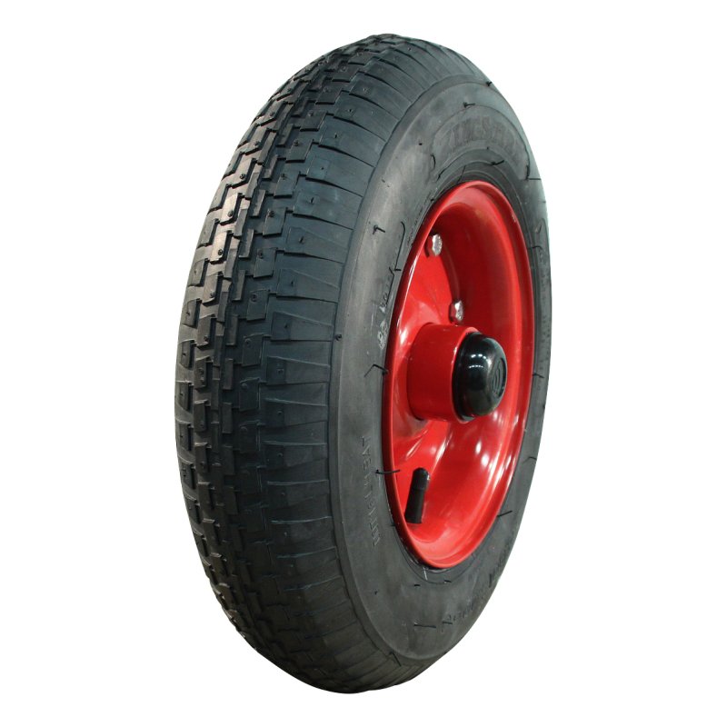 pneu + roue 4.80/4.00-8 3.00D-8 ET0 NL88mm métal V-6635 Rouge