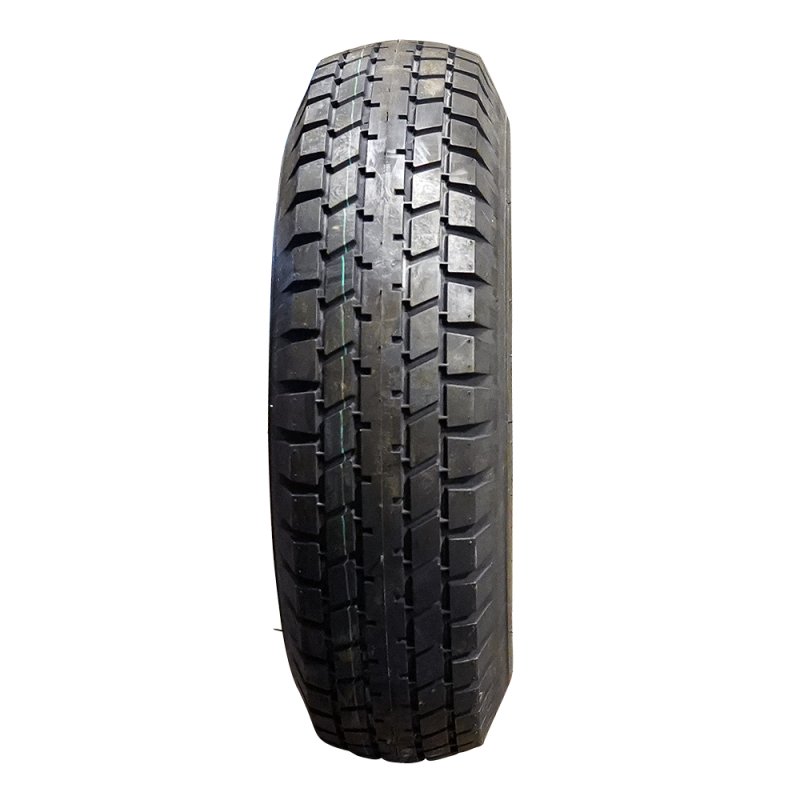 pneu + roue 5.00-8 3.00D-8 ET0 94/140/5 métal S-7102 gris argent