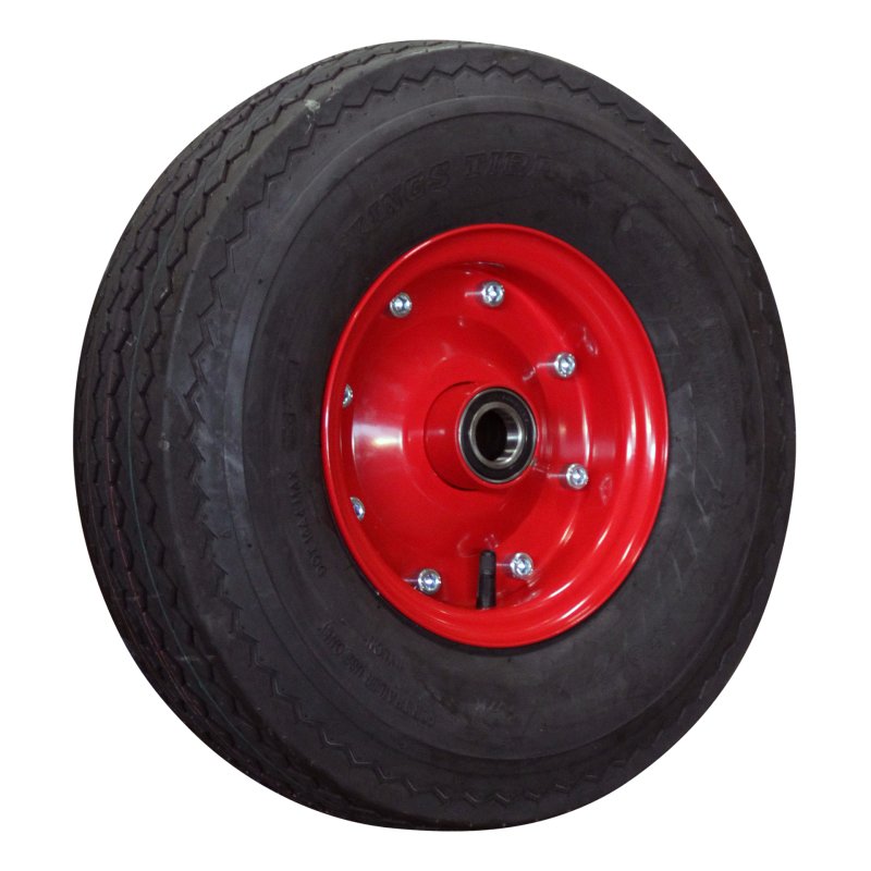 pneu + roue 5.70-8 (146/91-8) 3.00D-8 ET0 NL100mm métal KT-701 Rouge