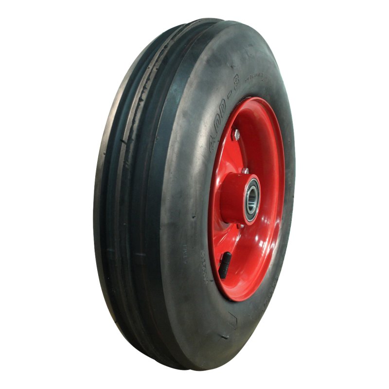 pneu + roue 4.80/4.00-8 3.00D-8 ET0 NL88mm métal V-8502 Rouge