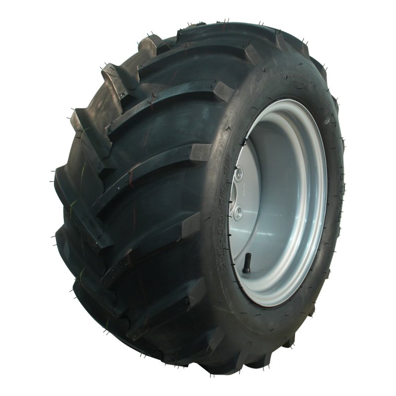 pneu + roue 23x10.50-12 8.50Ix12H2 ET-10 63,5/100/4 métal HF-255 gris argent