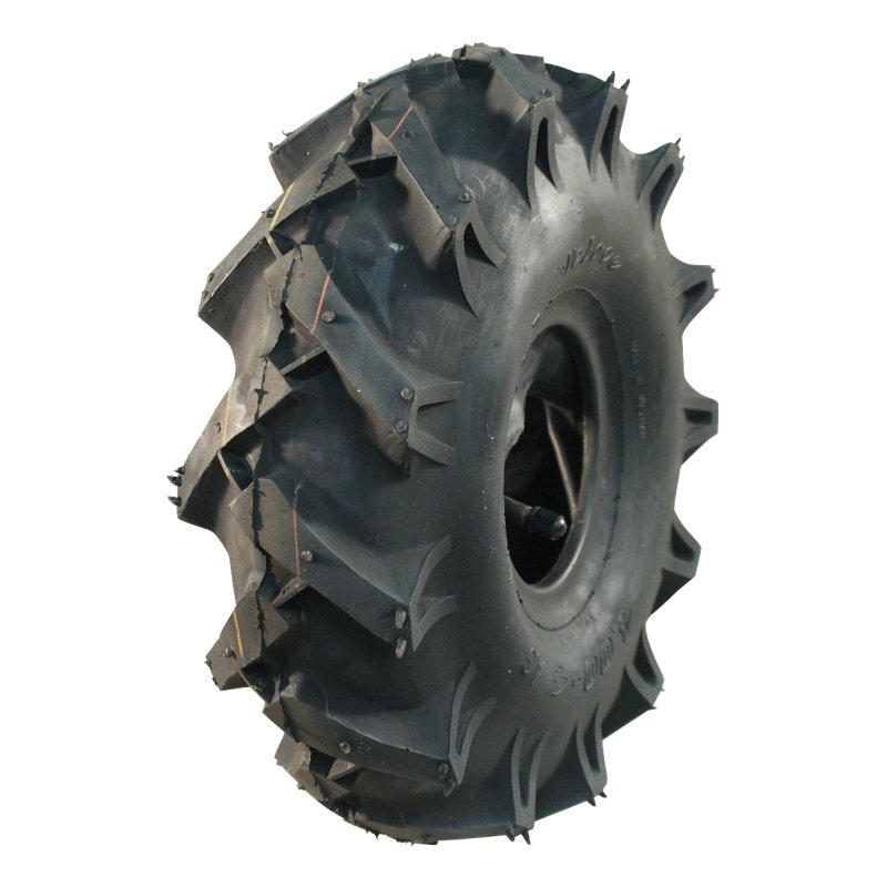 pneu + roue 4.00-10 3.50Bx10H2 ET-2.1 60/100/4 métal V-8803 gris argent