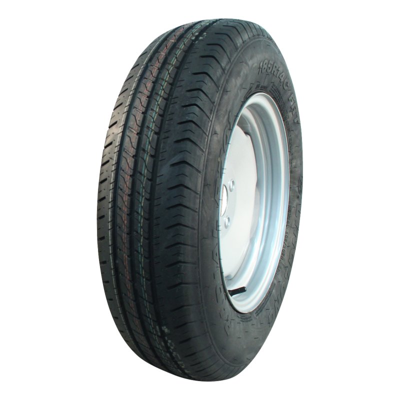 pneu + roue 175/70 R13 4Jx13H ET0 94/140/5 métal R701 M+S gris argent