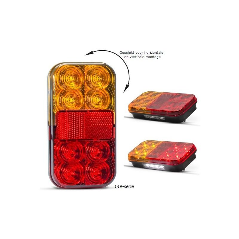 feu arrière LED câble 40cm universel universel 12 V
