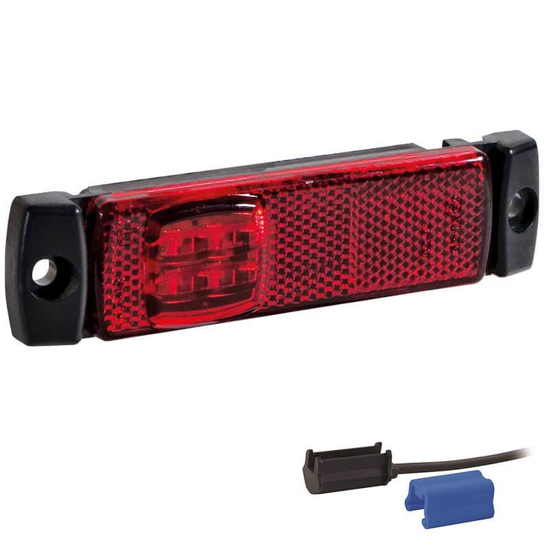feu de position Rouge Câble DC 500 mm IP67 12/24V
