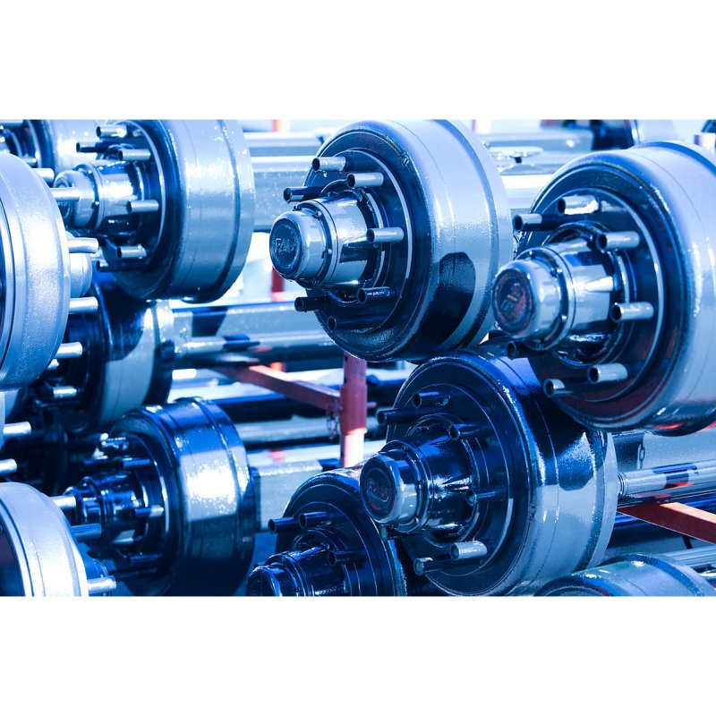 Essieux ⧄80x1800mm frein 300Gx90, 220/275/8 M18x1.5