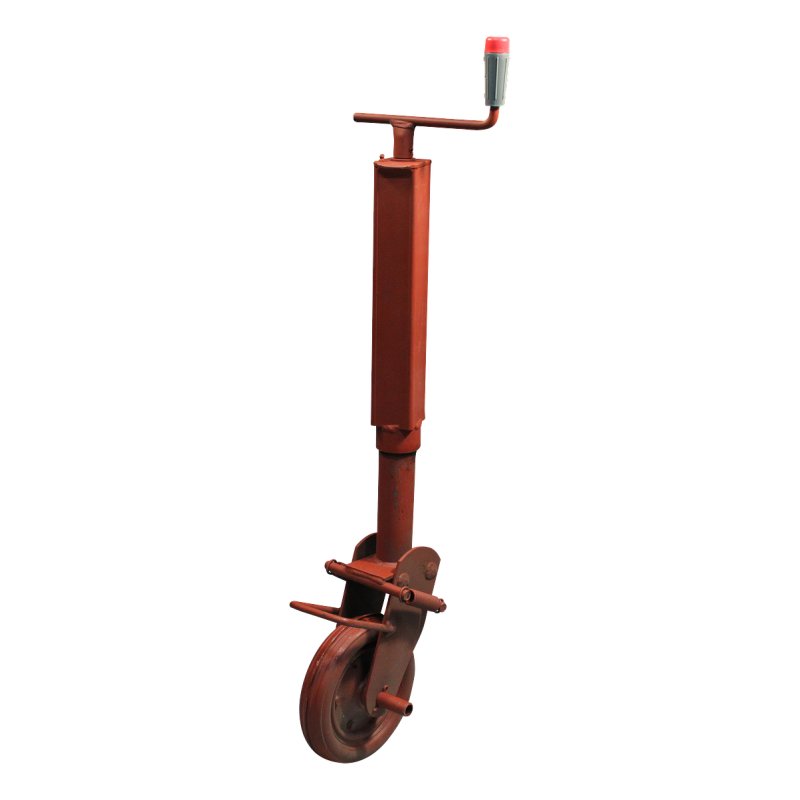 roues jockey, escamotable semi-automatique et blockage par ressort ⧄60mm roue avec une bande de roulement en caoutchouc peint au