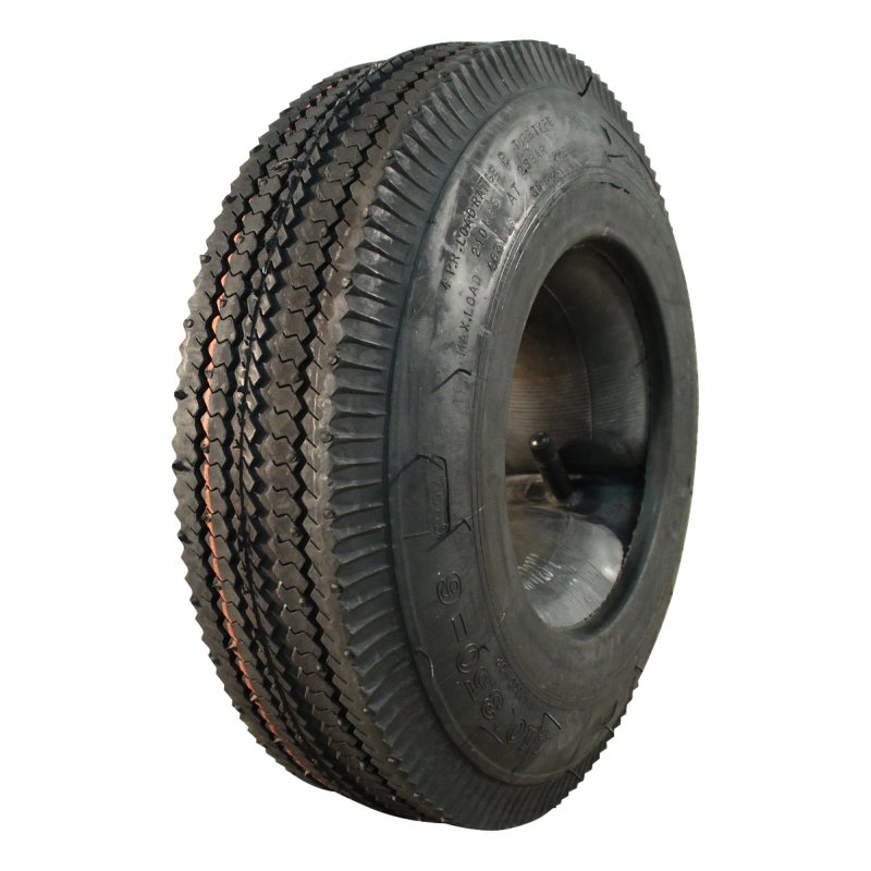pneu + chambre à air 4.10/3.50-6 V-6603 4PR TT TR13
