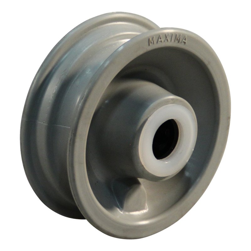 roue à pneu 200x50 1.25x3.8 (200x50 + 7 x 1 3/4) ET0 roulement à rouleaux Ø20 NL60mm plastique HF-207A gris argent 200mm rouleme