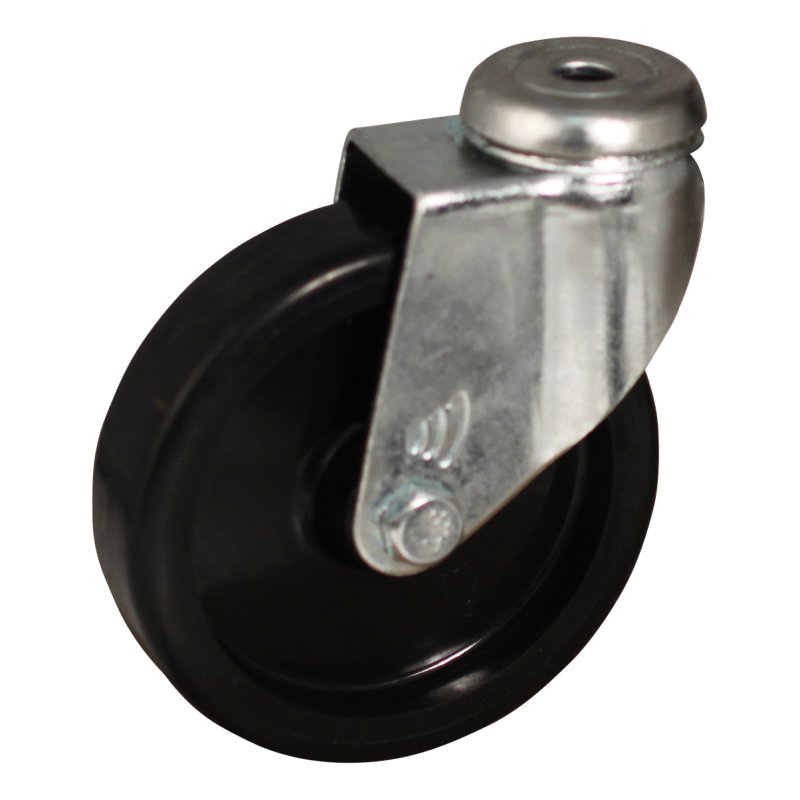 roulette pivotante 100mm serie 65 - 60 trou pour boulon palier lisse