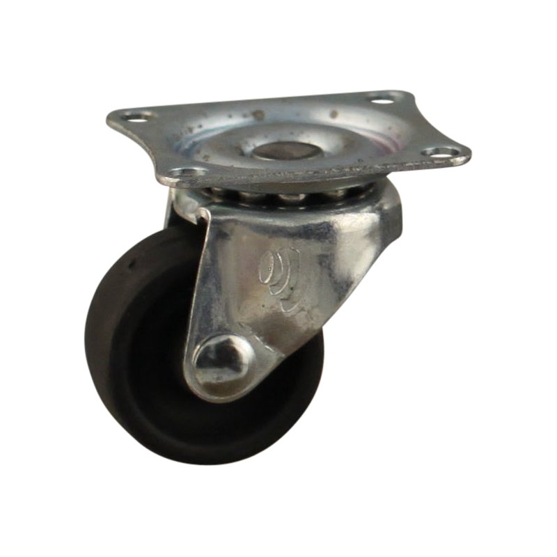 roulette pivotante 25mm serie 65 - 44 montage de la plaque palier lisse