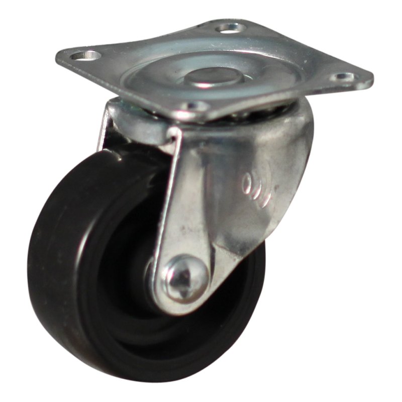 roulette pivotante 38mm serie 65 - 44 montage de la plaque palier lisse