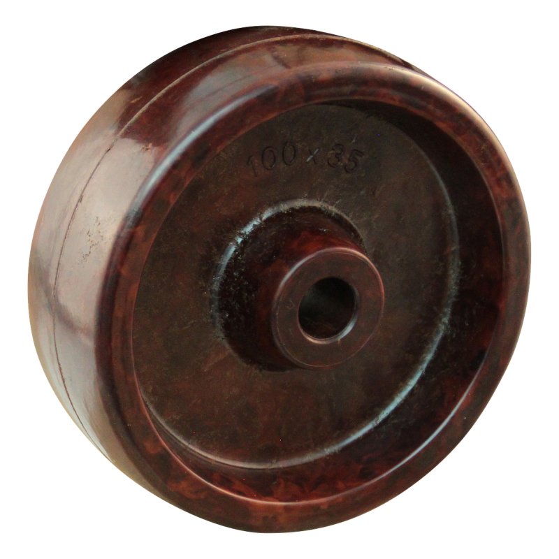 roulette pivotante 100mm serie 95 ᠆ 29 trou pour boulon palier lisse