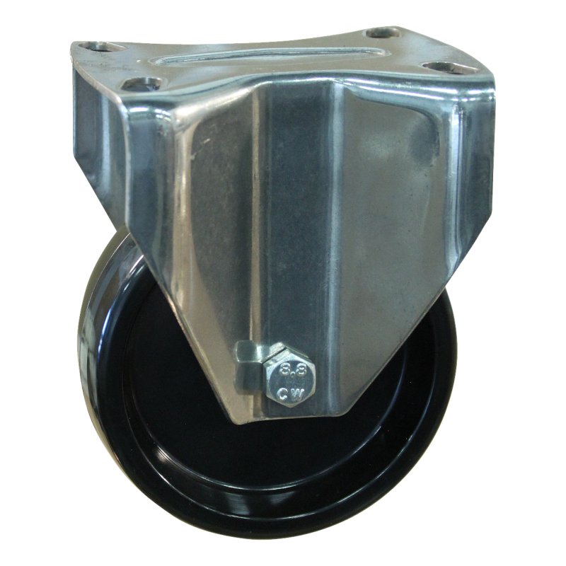 roue fixe 125mm serie 35 ᠆ 29 montage de la plaque palier lisse