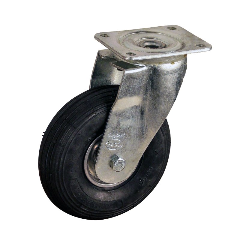 roulette pivotante 2.50-3 (210x65) 1.50x3 ET0 NL60mm métal V-5501 gris argent 210mm 11 montage de la plaque roulement à rouleaux