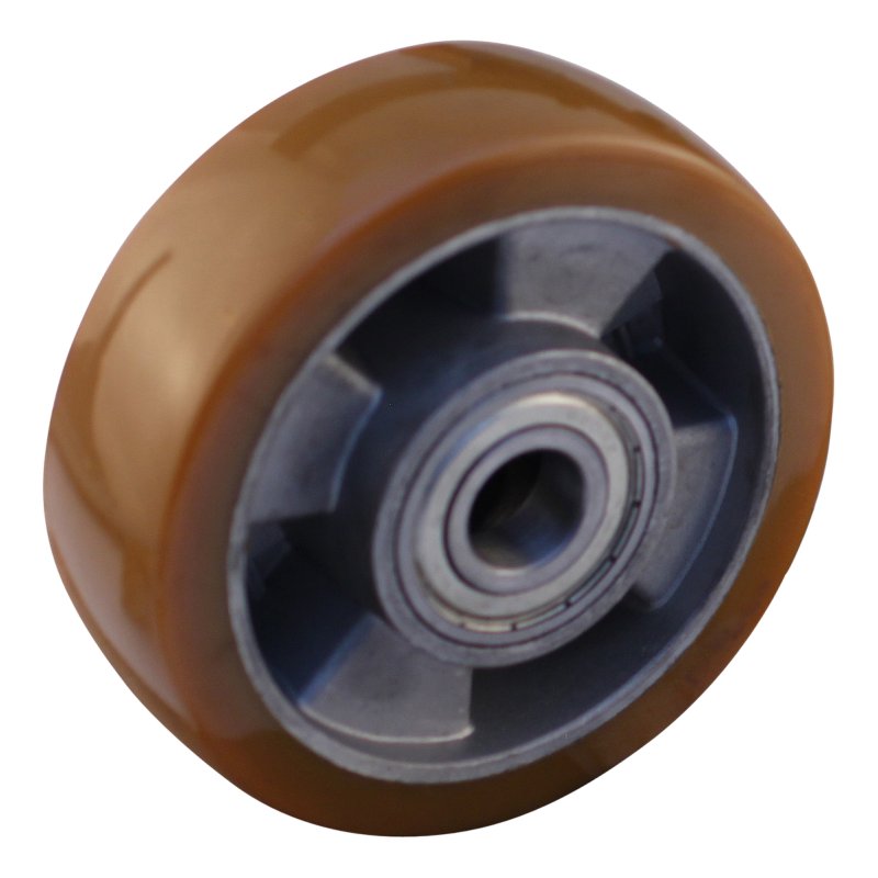 roulette pivotante 125mm série 29 ᠆ 14 plaatbevestiging met uitsparing richtingvastzetter roulement à billes