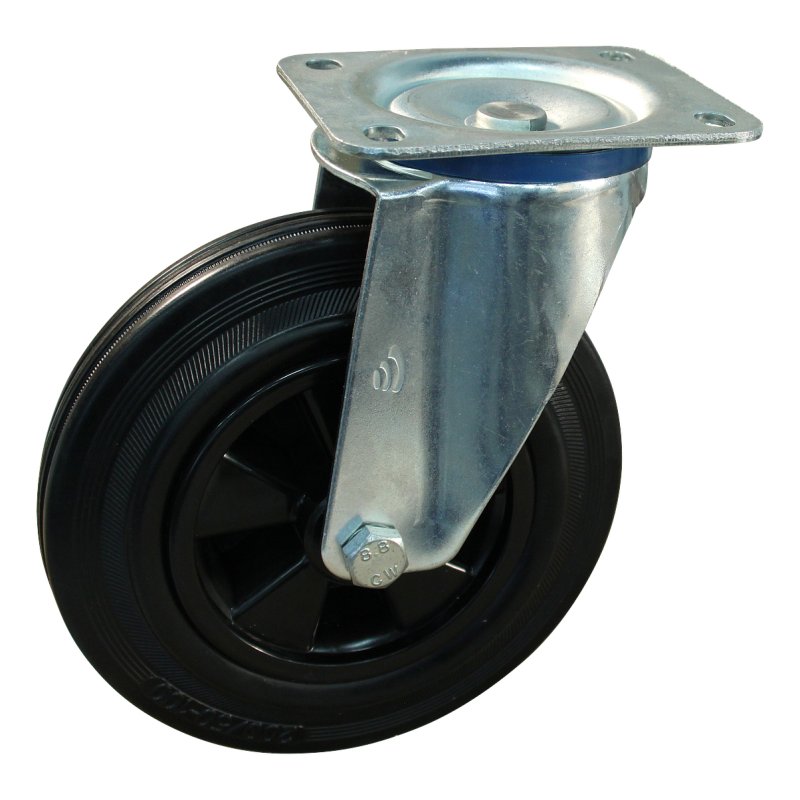 roulette pivotante 250mm série 01 ᠆ 12 montage de la plaque palier lisse