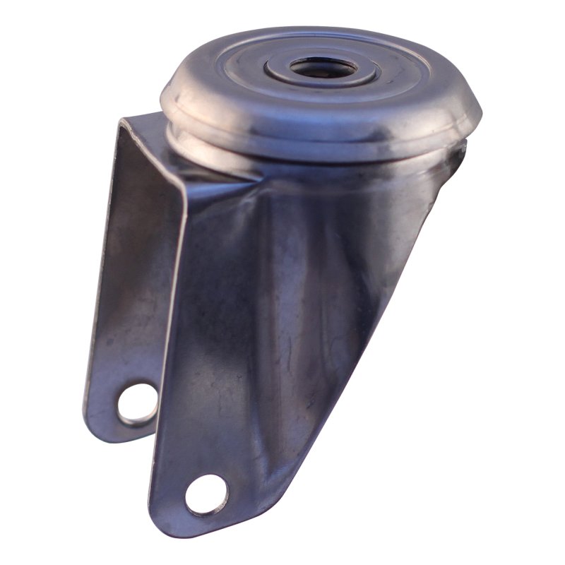 roulette pivotante 100mm série 27 ᠆ 30 trou pour boulon roulement à aiguilles éxécution inox