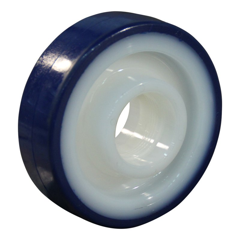 roulette pivotante 100mm série 27 ᠆ 30 trou pour boulon Roulement à billes en inox