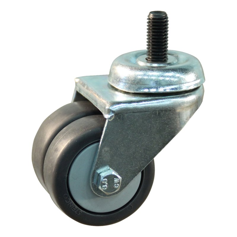 roulette pivotante 50mm serie 64 ᠆ 42 draadstift M10 palier lisse