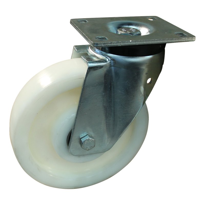 roulette pivotante 200mm serie 33 ᠆ 19 montage de la plaque palier lisse