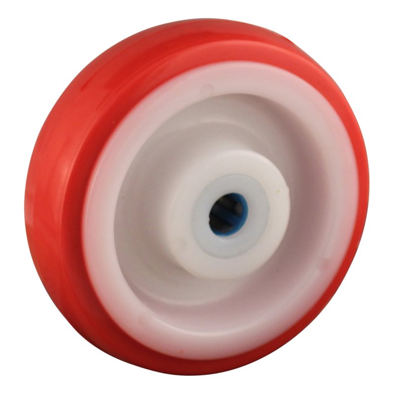 roulette pivotante 100mm série 27 ᠆ 31 trou pour boulon roulement à aiguilles éxécution inox