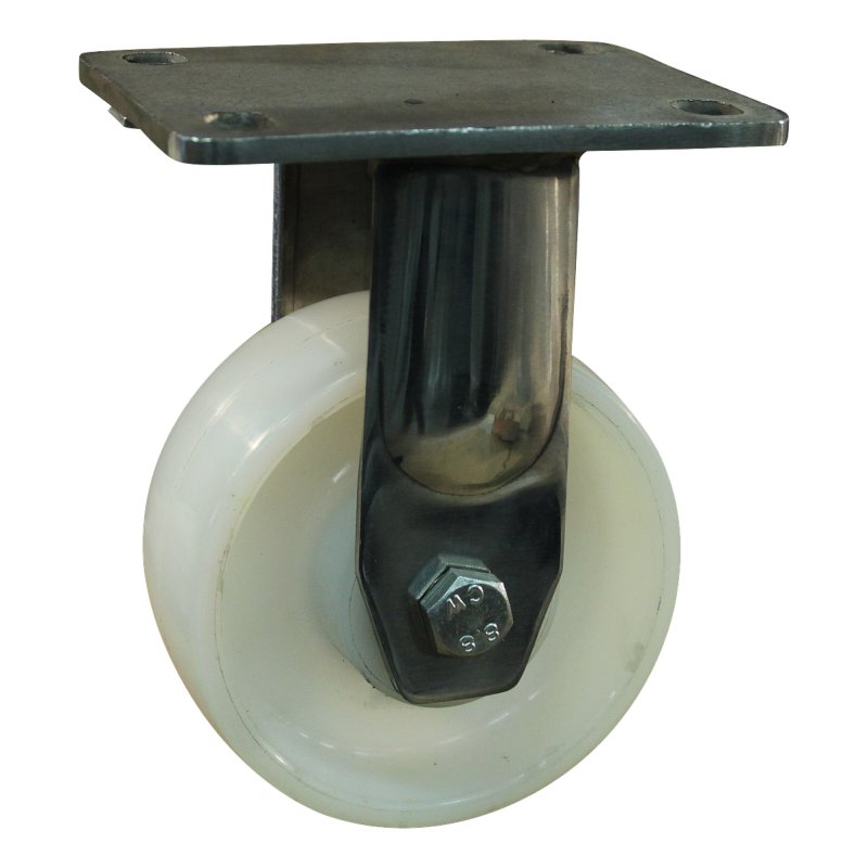 roue fixe 100mm serie 33 ᠆ 32 montage de la plaque palier lisse