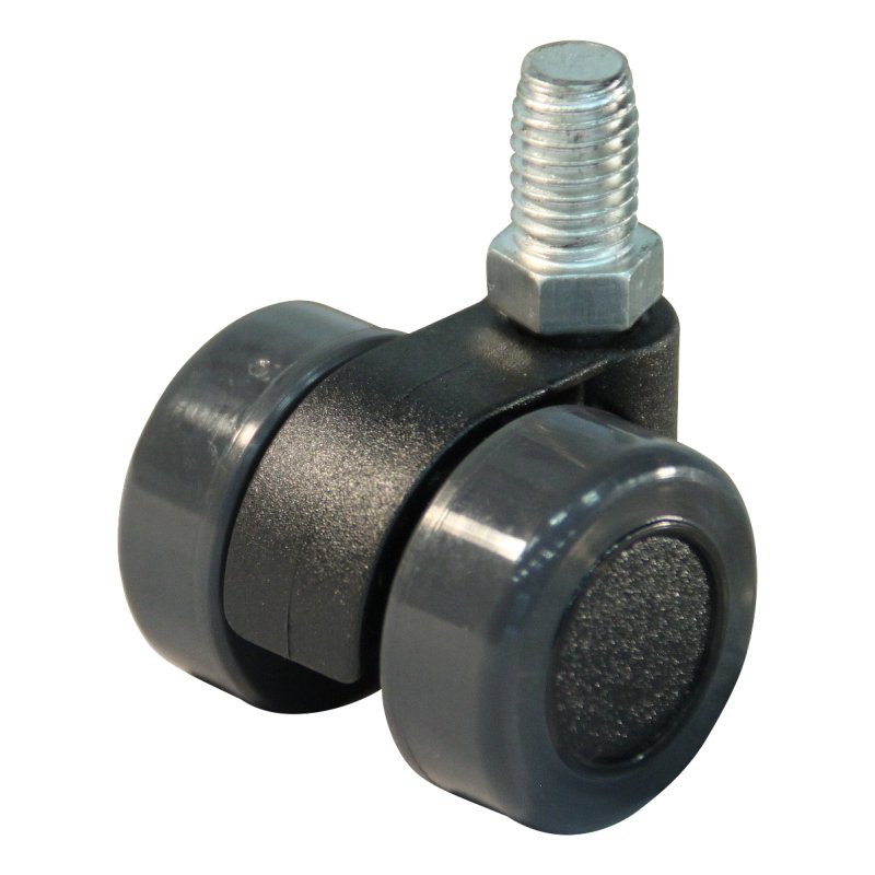 roulette pivotante 36mm 36mm série 74-73 draadstift M10 palier lisse palier lisse
