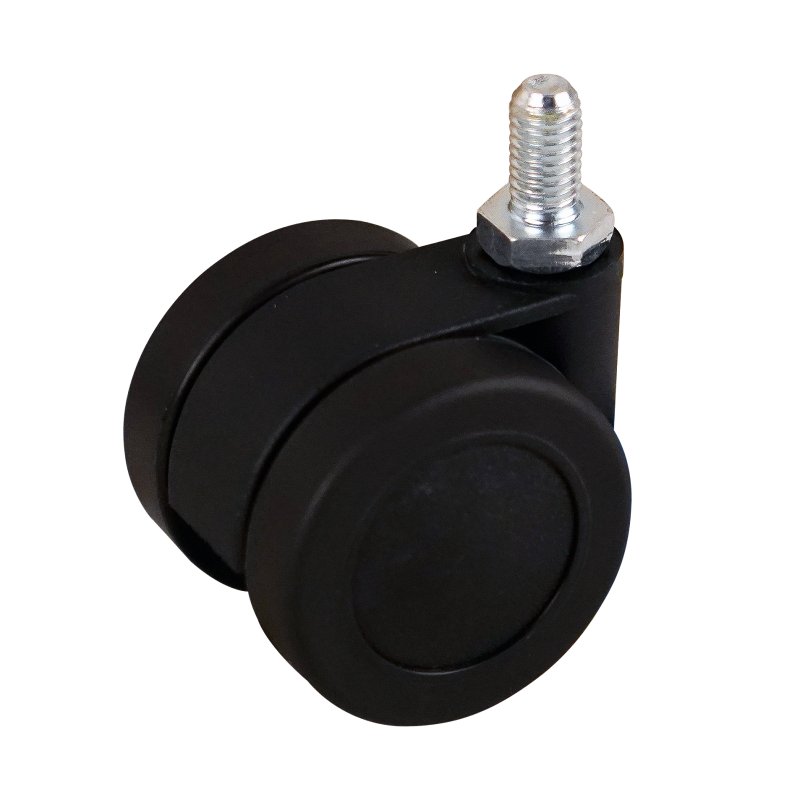 roulette pivotante 42mm 42mm série 74-73 draadstift M8 palier lisse palier lisse