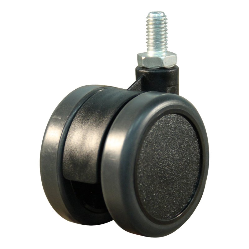 roulette pivotante 50mm 50mm série 74-73 draadstift M8 palier lisse palier lisse