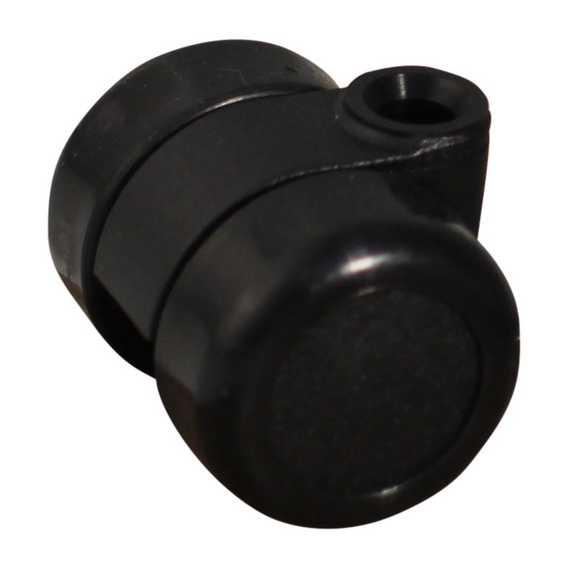 roulette pivotante 36mm série 65-73 gladde stift voor kunststof huls palier lisse