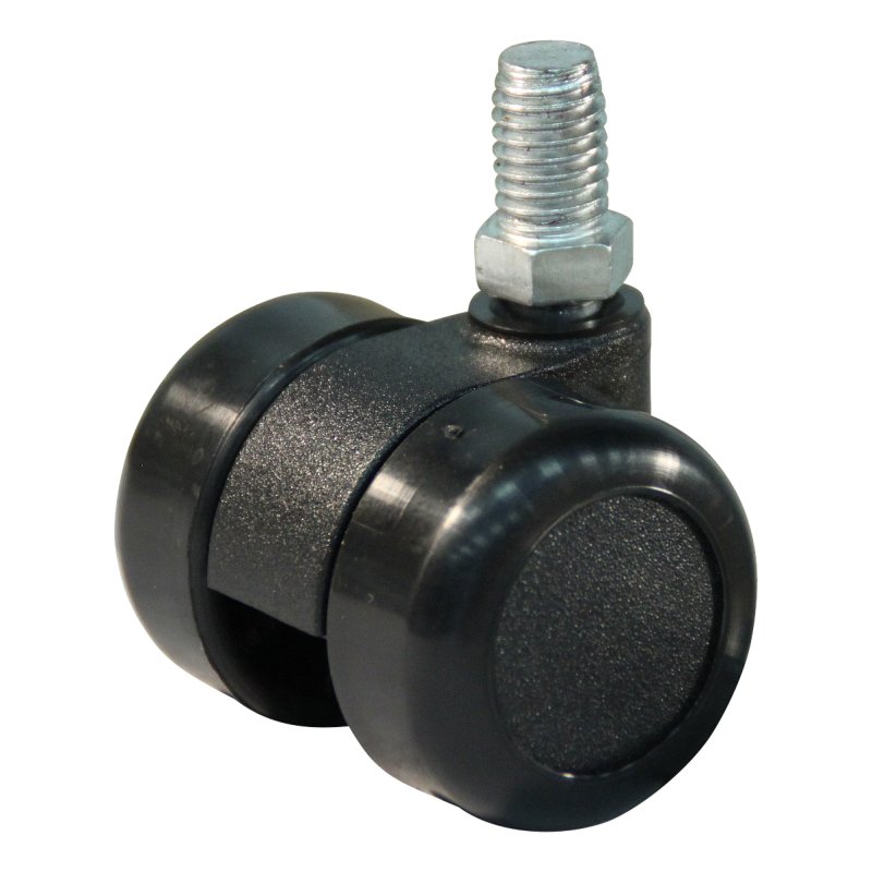 roulette pivotante 36mm série 65-73 draadstift M10 palier lisse