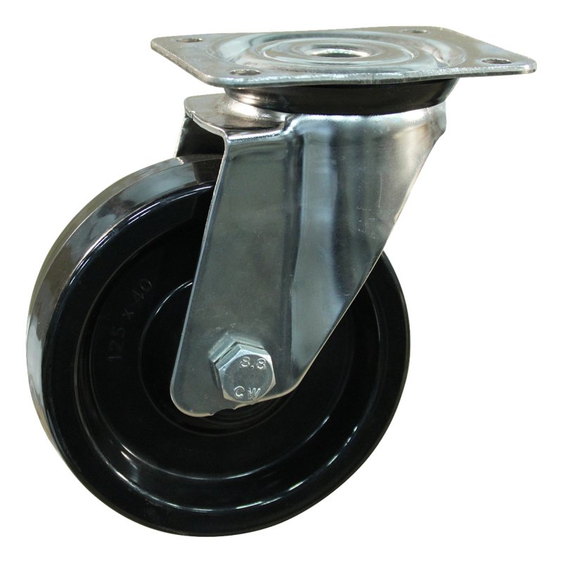 roulette pivotante 80mm serie 35 ᠆ 31 montage de la plaque palier lisse