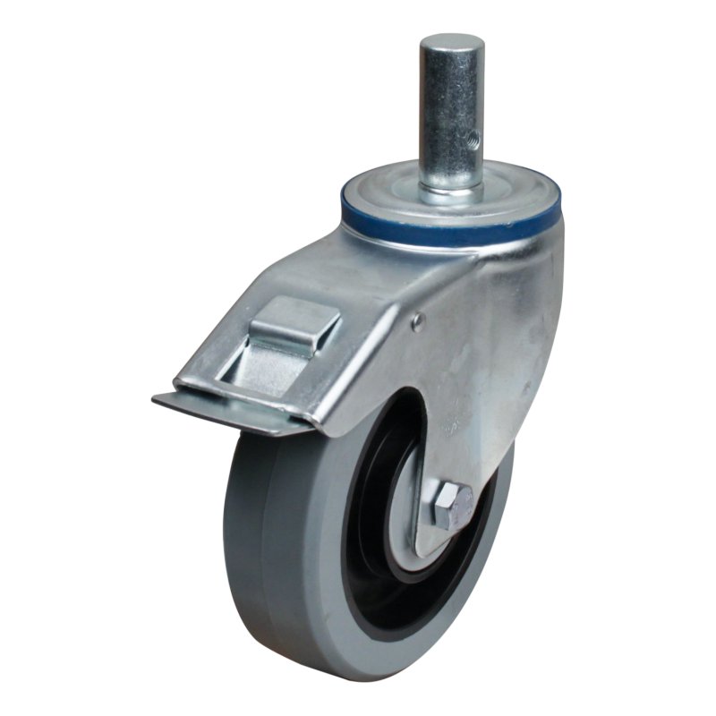 roulette pivotante avec frein 160mm série 14 ᠆ 15 goupille roulement à billes
