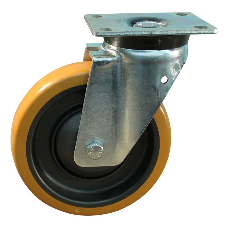roulette pivotante 160mm serie 21 ᠆ 19 montage de la plaque roulement à billes