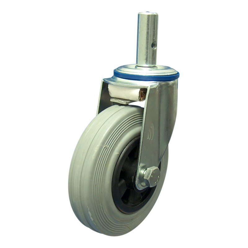 roulette pivotante 125mm serie 11 ᠆ 15 goupille palier lisse