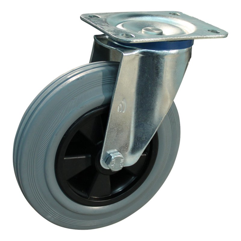 roulette pivotante 180mm serie 11 ᠆ 15 montage de la plaque roulement à rouleaux