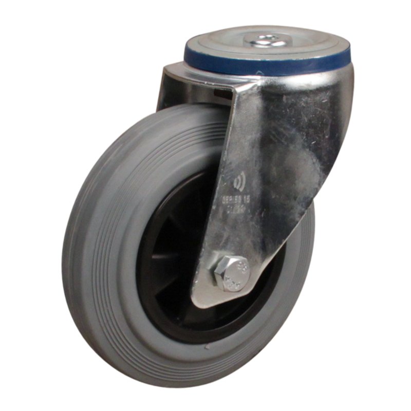 roulette pivotante 200mm serie 11 ᠆ 15 trou pour boulon roulement à rouleaux