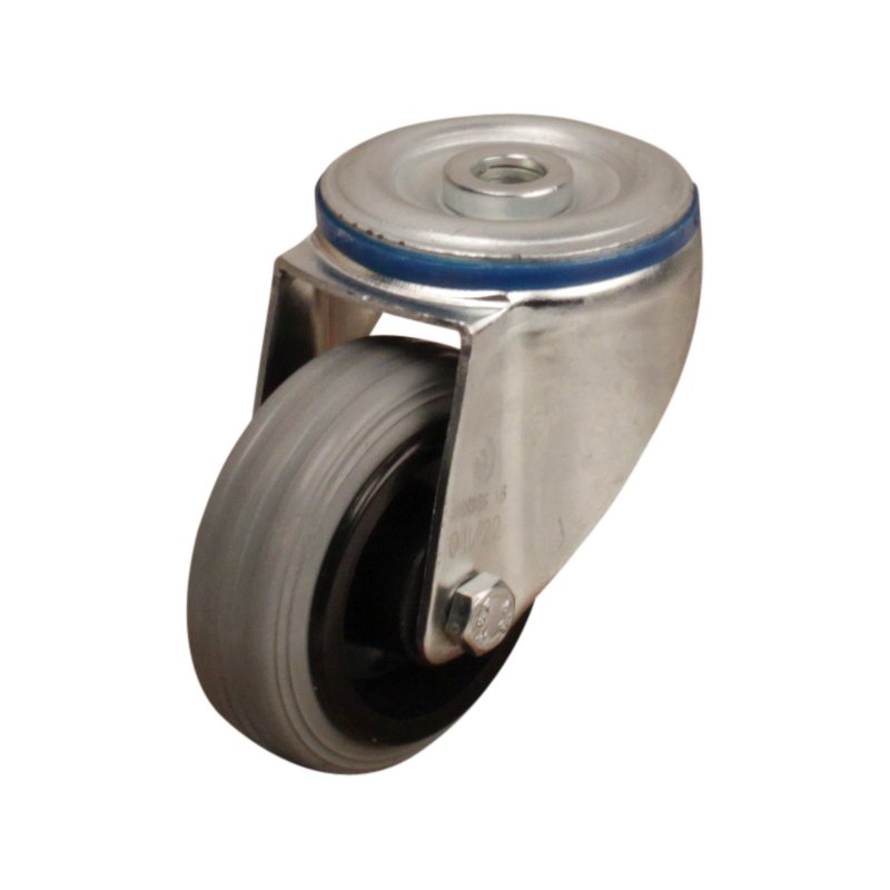 roulette pivotante 80mm serie 11 ᠆ 15 trou pour boulon roulement à rouleaux