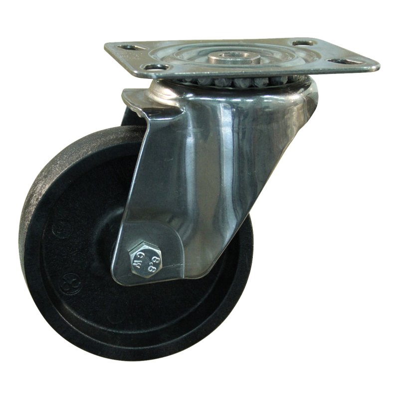 roulette pivotante 125mm serie 75 ᠆ 29 montage de la plaque palier lisse