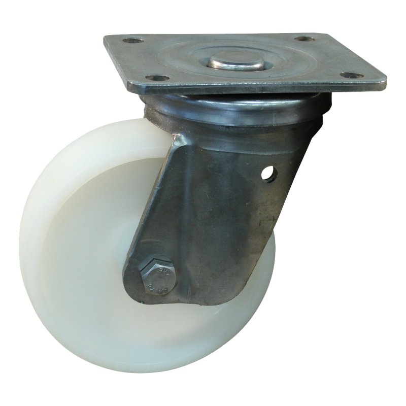 roulette pivotante 125mm serie 33 ᠆ 36 montage de la plaque palier lisse
