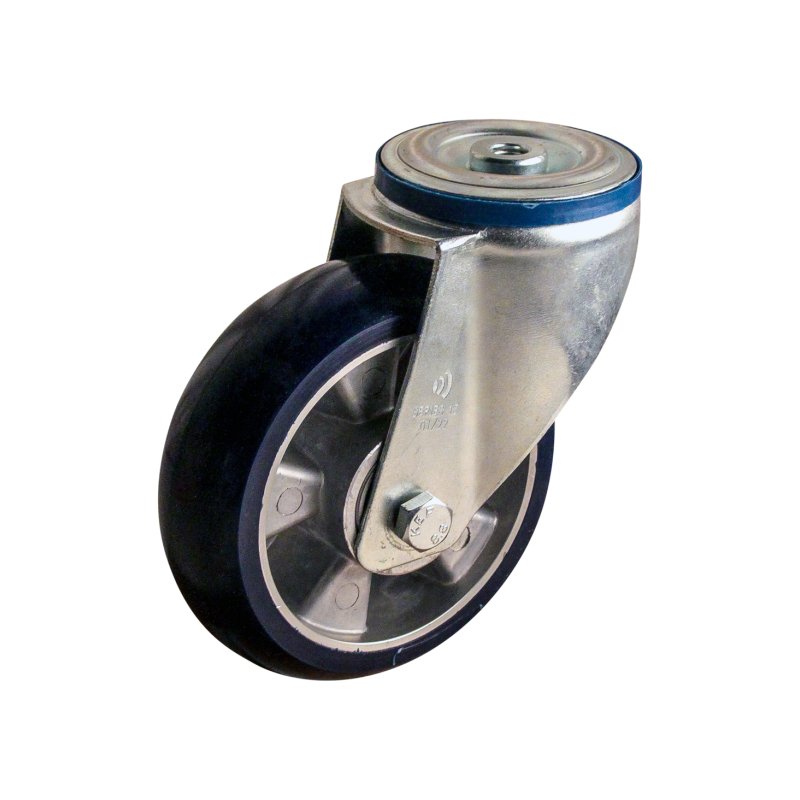 roulette pivotante 160mm série 03 ᠆ 15 trou pour boulon roulement à billes